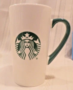 Taza Starbucks 2020 Mermaid Siren Logo blanco verde alta 16 oz - Imagen 1 de 6
