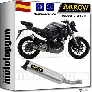 ARROW TUBO ESCAPE HOMOLOGADO THUNDER ALUMINIO C YAMAHA MT125 MT-125 2014 14 - Imagen 1 de 5