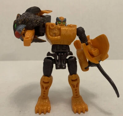 Figura de acción de colección Transformers Beast Wars Fuzors Bantor 1998 Foto 1 de 4