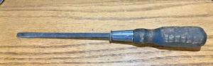 Destornillador ranurado plano mango madera vintage Mechanics Tool & Forge Co 11" - Imagen 1 de 4