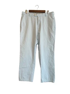 Peter Millar Größe 35 Anzughose 100 % Pimabaumwolle vorne flach babyblau - Bild 1 von 6