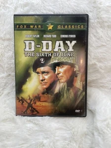 D-Day: The Sixth of June (DVD, 2006) Robert Taylor Fox War Classics - Picture 1 of 3