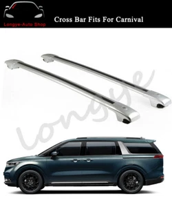 2PCS Crossbar Cross Bar Roof Rack Rail Carrier Fits for KIA Carnival 2021-2024 - Picture 1 of 11