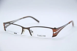 NEU TAKUMI MAGNETISCHE T9727 BRAUN AUTHENTISCHE BRILLE 50-18 * CLIP-ON NICHT ENTHALTEN * - Bild 1 von 4