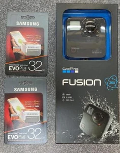 Cámara digital VR GoPro Fusion 360 impermeable con esférica y microSD (64 GB) - Imagen 1 de 2