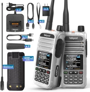 A36Plus Max Ham Radio ręczne, odbieranie i skanowanie pasma powietrznego, dwuzakresowe długie R - Zdjęcie 1 z 9