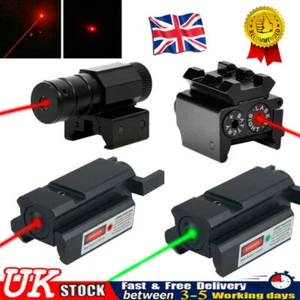 Pistol Handgun Green Red Dot Laser Sight Low Profile Glock Laser Picatinny Rail - Picture 1 of 52