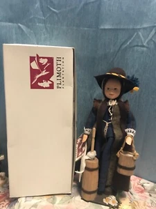 PLIMOTH PLANTATION PILGRIM CHILD MERCY SPRAGUE SIGNED MARY MICHAUD 2509 - Picture 1 of 11