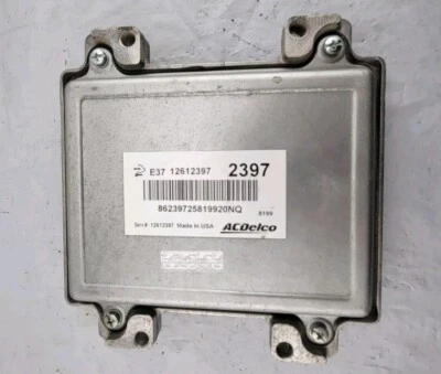 2007-2012 CHEVROLET MALIBU ENGINE COMPUTER ECU ECM 12612397 12630186 AANN OEM - Image 1 of 4