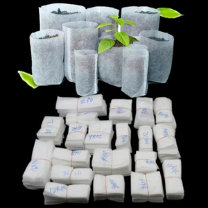 Biodegradable Nursery Bag Non-woven Grow Planter Flower Pot Garden Yard Supplies - Picture 1 of 10