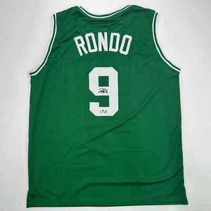 Facsimile Autographed Rajon Rondo Boston Green Reprint Jersey Size Men's XL - Picture 1 of 4