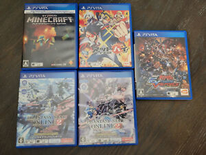 set of 5 japanese vita games.  All working and shipping from the US.