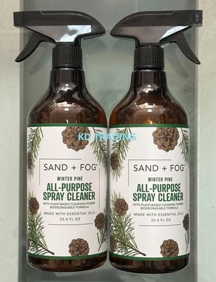(Paquete de 2) REFRESCADOR Y LIMPIADOR DE COCINA A BASE DE PLANTAS Sand + Fog™ ~ pino de invierno Foto 1 de 3