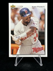 KIRBY PUCKETT 1992 Upper Deck #254 HOF MLB Minnesota Twins - Picture 1 of 12