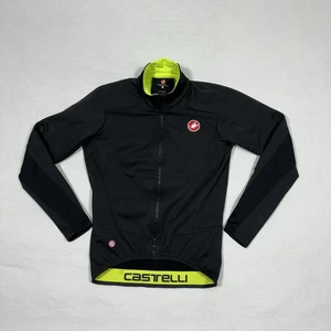 Castelli Passo Giau Windstopper Gore Men’s Medium Black Full Zip Cycling Jacket - Picture 1 of 13