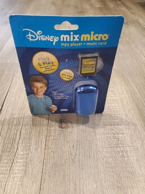 RARE Disney Mix Micro MP3 Player + Music Card Radio Disney Jams 7 Plug and Play - Image 1 of 4