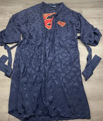 Bata XL de colección Superman para hombre 1998 con corbata DC Comics retro Y2K Foto 1 de 4