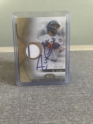 ROBINSON CANO SIGNED AUTO 2023 TOPPS TIER ONE CARD T1R-RC NEW YORK METS MARINERS - Image 1 of 2