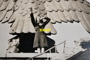 JOY HODGES USO actress singer 1944 GERMANY 2 photos Hitler - Picture 1 of 6