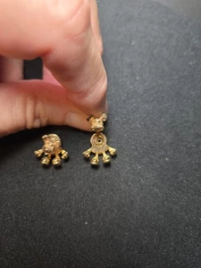 DISNEY Vintage Gold Tone MICKEY MOUSE Pierced Earrings - THESE ARE SO DIFFERENT! - Bild 1 von 15
