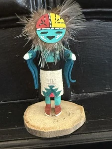 Kachina Doll Hopi Native American Sun face 95 Artist BB - Picture 1 of 5