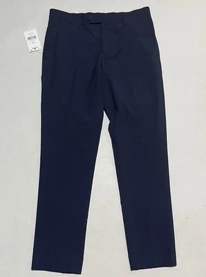 Pantalones de vestir informales Next Tailoring para hombre talla 31R X 31 calce ajustado azul marino Foto 1 de 4