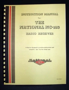 Manual del receptor de radio National NC-183 NC183 - Imagen 1 de 1