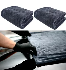 *TWIN PACK* DUPLEX MICROFIBRE TWIST DRYING TOWEL 50 x 70cm *SUPER ABSORBENT* - Picture 1 of 7