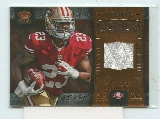 LAMICHAEL JAMES 2012 Panini Crown Royale Rookie Paydirt Materials Bronze Jersey - Image 1 of 1