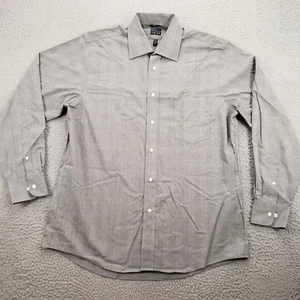 Chaps Shirt Mens 16 1/2 34/35 Gray Classic Fit Casual Button Up Classic Preppy - Picture 1 of 9