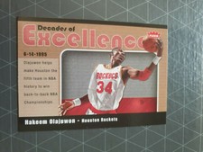 2007-08 Fleer Decades Of Excellence card #7 Hakeem Olajuwon GLOSSY