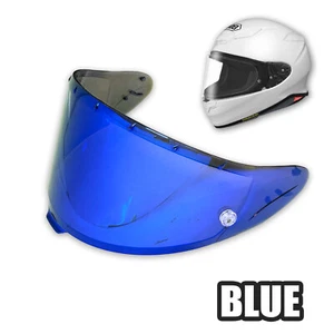 AZUL Casco de Carreras Visera Protector Pin Tintado para Shoei RF-1400 NXR2 CWR-F2R - Imagen 1 de 3