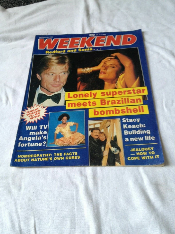 Weekend  August 1988  Angela Ekaette / Stacy Keach Building a new Life  - Image 1 of 1