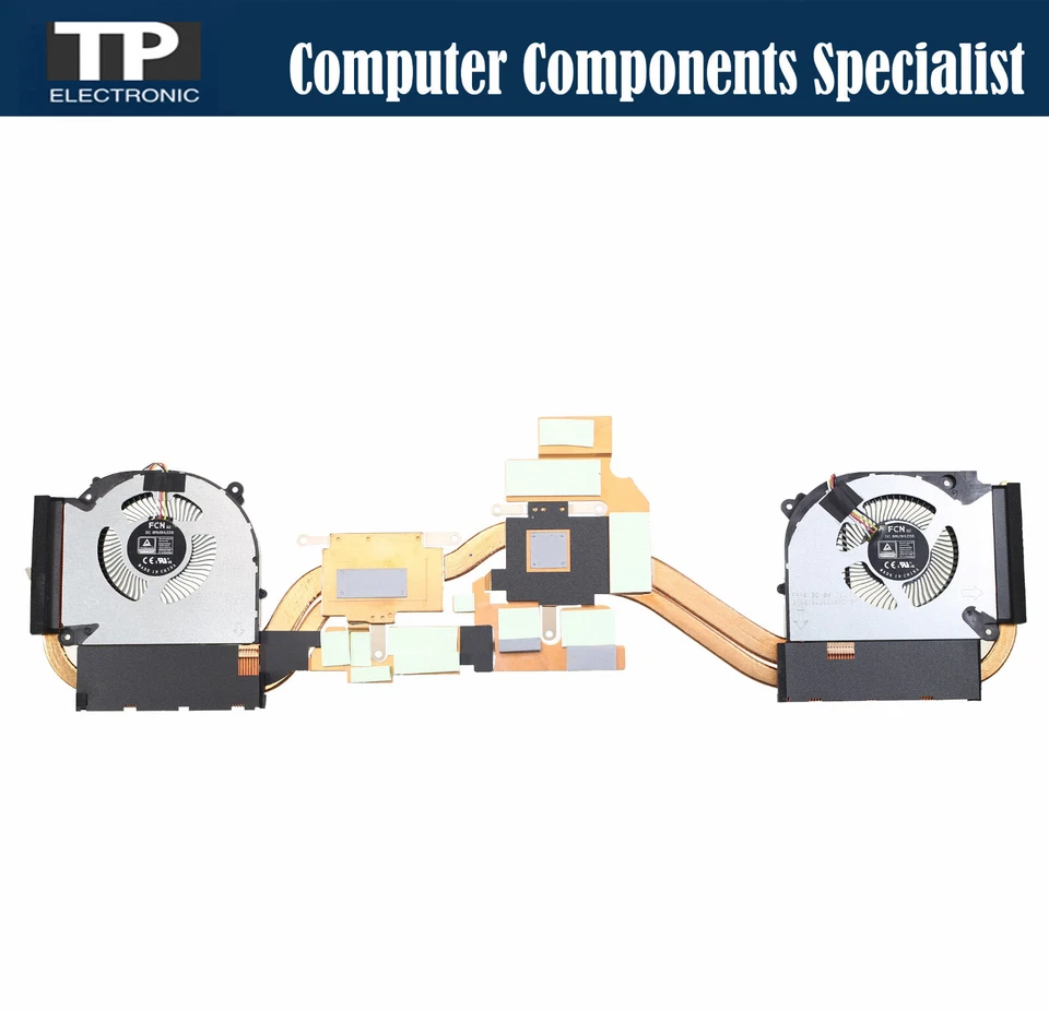 Laptop CPU Heatsink Fan DFS5L32616486P 6-31-NP7RN-101-Y - Image 1 of 3