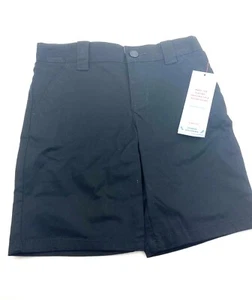 School Uniform shorts Size 5 Girls Ebony black bottoms stretch adjustable waist - Picture 1 of 8