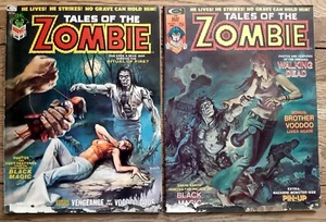 1974 Revista Tales of the Zombie #3 & #5 Póster de Pablo Marcos/Hermano Vudú - Imagen 1 de 23