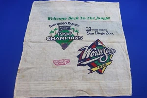 1998 San Diego Padres MLB Baseball World Series Promo Giveaway National NL Hanky - Picture 1 of 8