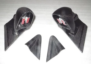 Real Carbon Fiber GT side mirror housing fit for Honda 2015 Civic Type-R FK2 - Picture 1 of 2