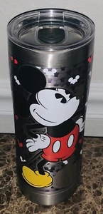 Vaso de acero inoxidable Disney Mickey Mouse "Tervis" 7" de alto excelente 20 oz - Imagen 1 de 4