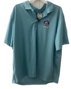 Pro Football Hall of Fame (Canton, OH) Polo Shirt by Clique, Men's XL, Blue - Picture 1 of 4