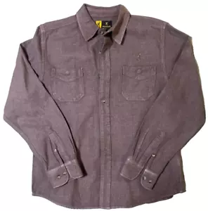 Browning men's vintage grayish army green outdoor hunting shirt size L - Picture 1 of 7