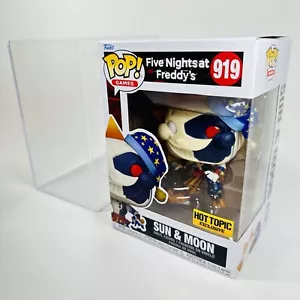Funko 2023 Five Nights at Freddys Pop 919 Sun and Moon Hot Topic Estuche Transparente FNAF - Imagen 1 de 14