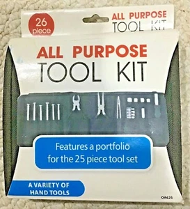 All Purpose New 26 Piece Tool Kit (Portable) with Carrying Bag-REDUCED PRICE! - Picture 1 of 8