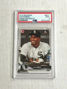 LUIS ROBERT 2018 Bowman 1ST BOWMAN BASE RC #BP21! PSA MINT 9! CHECK MY ITEMS! - Picture 1 of 3