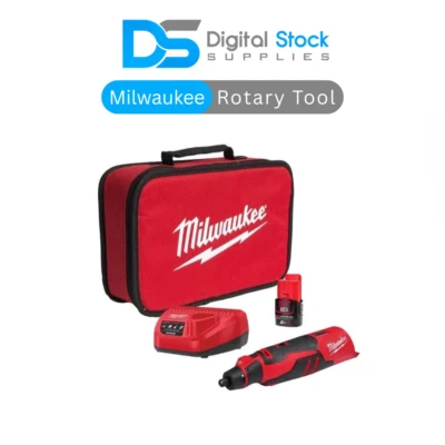 Milwaukee M12BLROT-201B 12V Brushless Rotary Tool - 2Ah Battery Included - Image 1 of 4