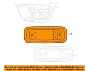 Temperature Control Rear Fits 17 PACIFICA 4705447 - Picture 1 of 2