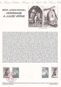 Document Philatélique 1er Jour : 42 1982 - Croix Rouge Jules Verne - Picture 1 of 1
