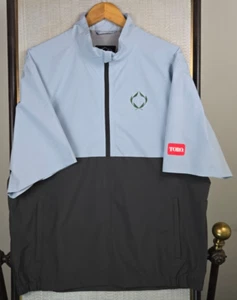 SUN MOUNTAIN x THE MEMORIAL Mens Waterproof Ultralight 1/2 Zip Jacket Sz Large - Picture 1 of 17