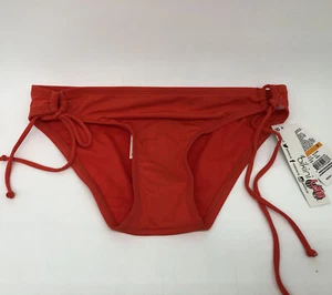BikiniLab Women’s Orange Hipster Tie Bikini Bottom Size S NEW!! - Picture 1 of 5
