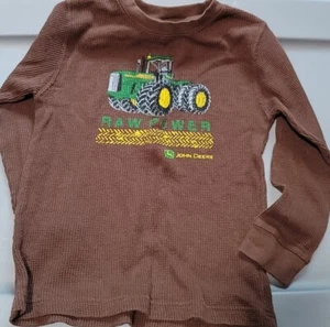 John Deere Boy Size 5/6 Long Sleeve Shirt - Picture 1 of 1